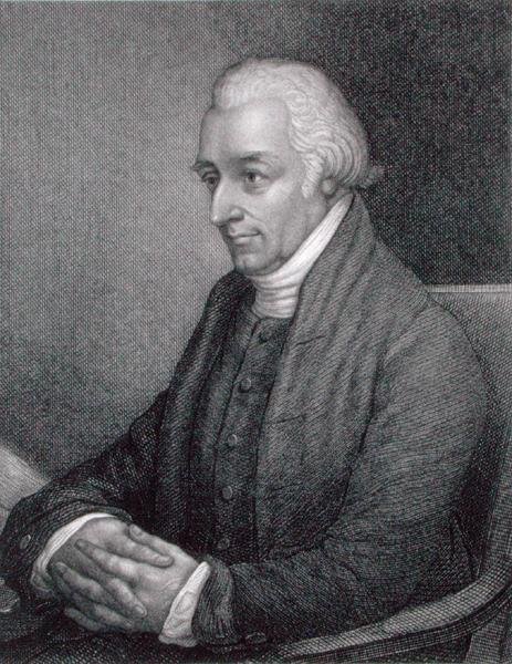 Lindley Murray (1745-1826) graveret af Stephen Henry Gimber (fl.c.1806-d.1862) (stik) af E. (after) Westoby