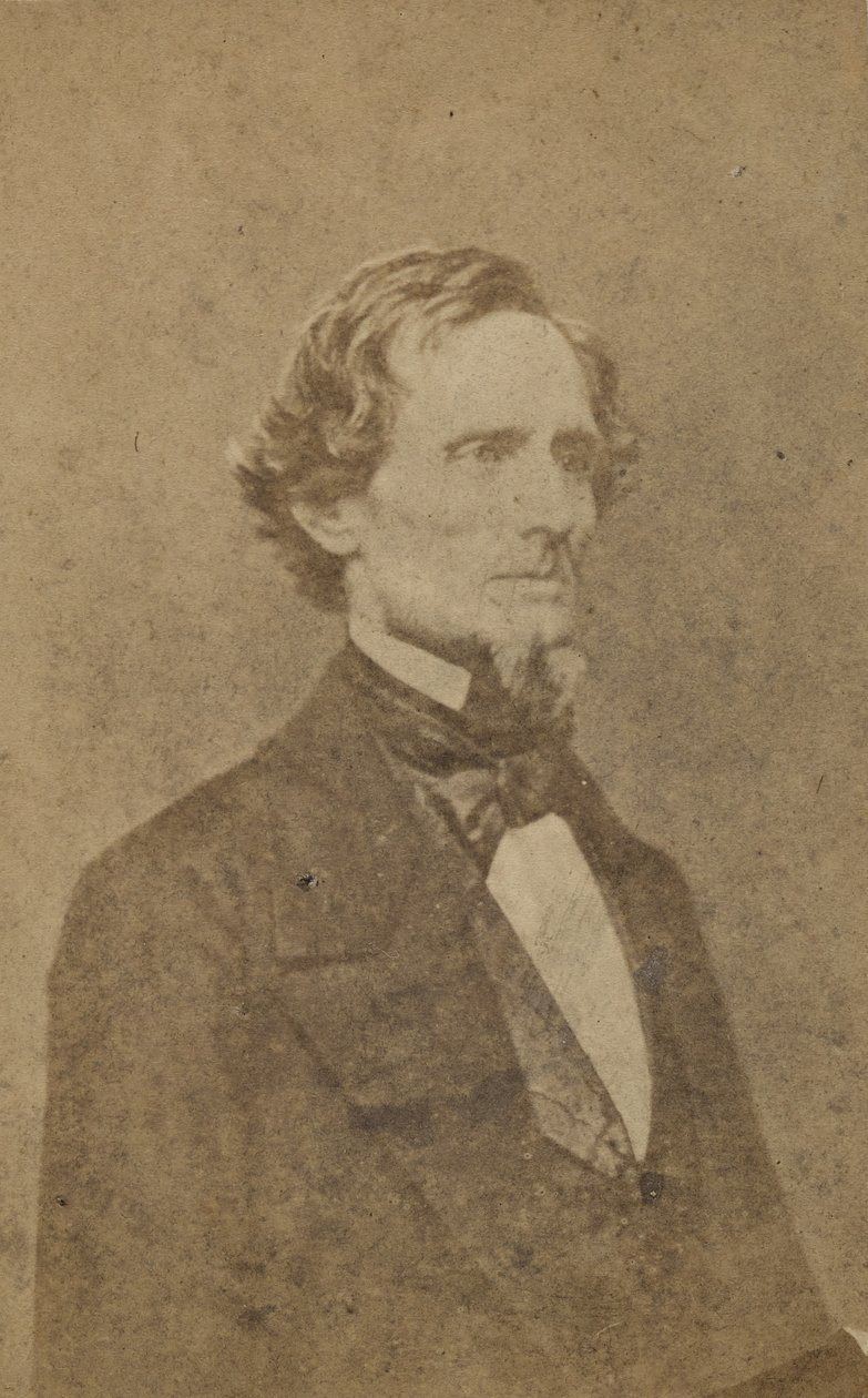Jefferson Davis (albumin sølvtryk) af E. Anthony