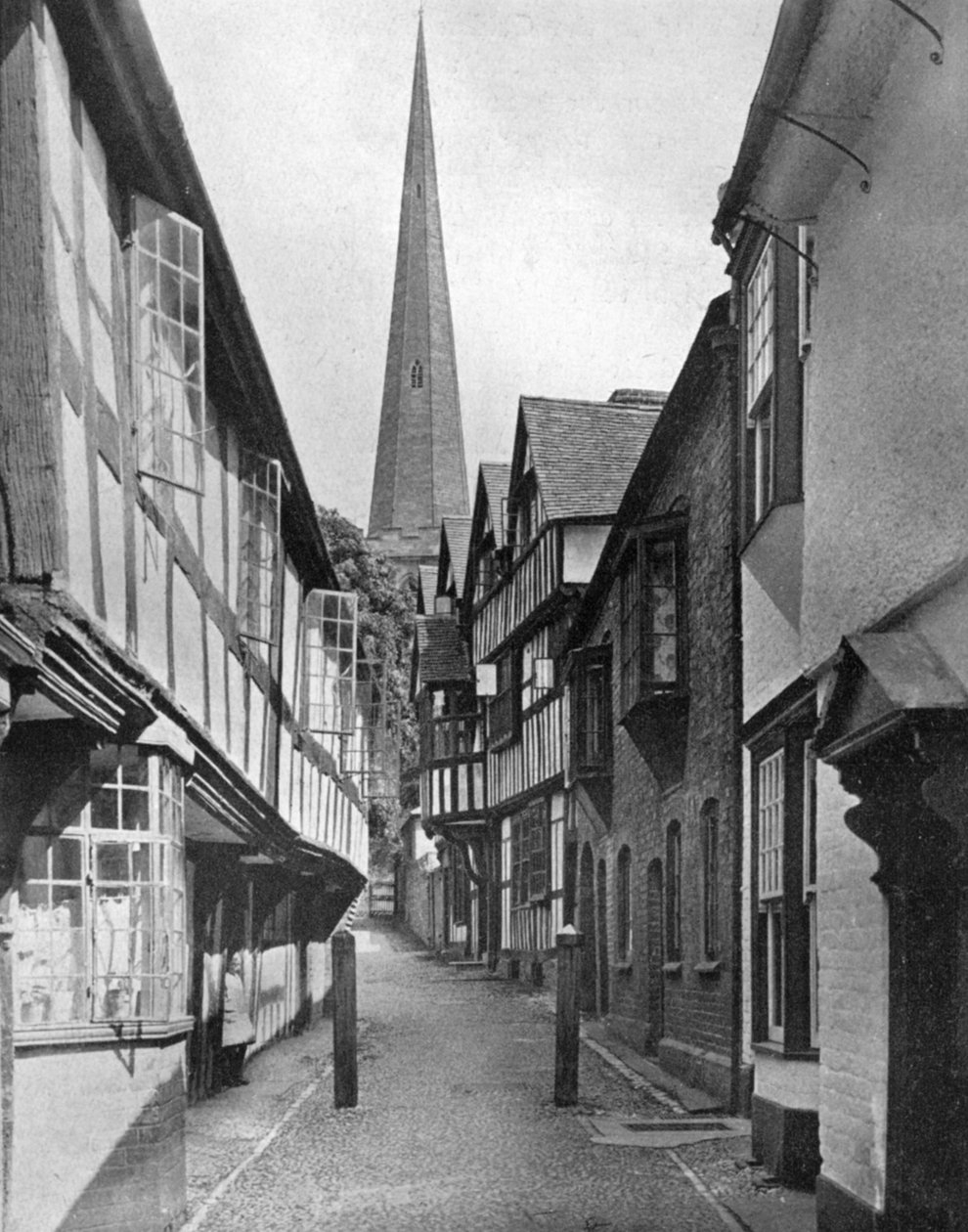 Church Lane, Ledbury, Herefordshire, 1924-1926. af E. Bastard