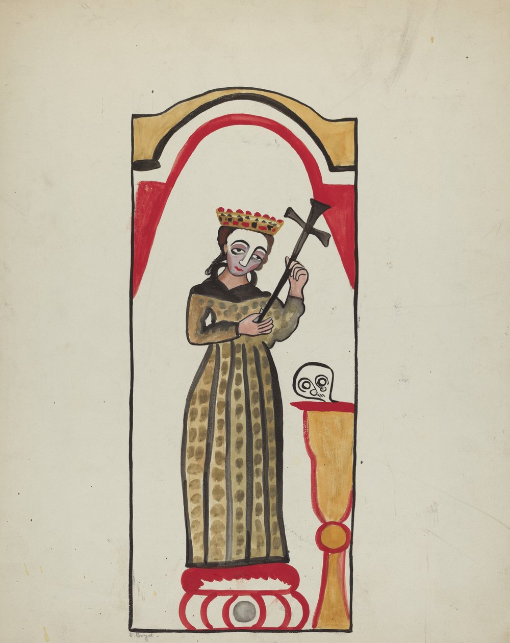 Altertavle-Julemanden Rita, 19351942. af E. Boyd