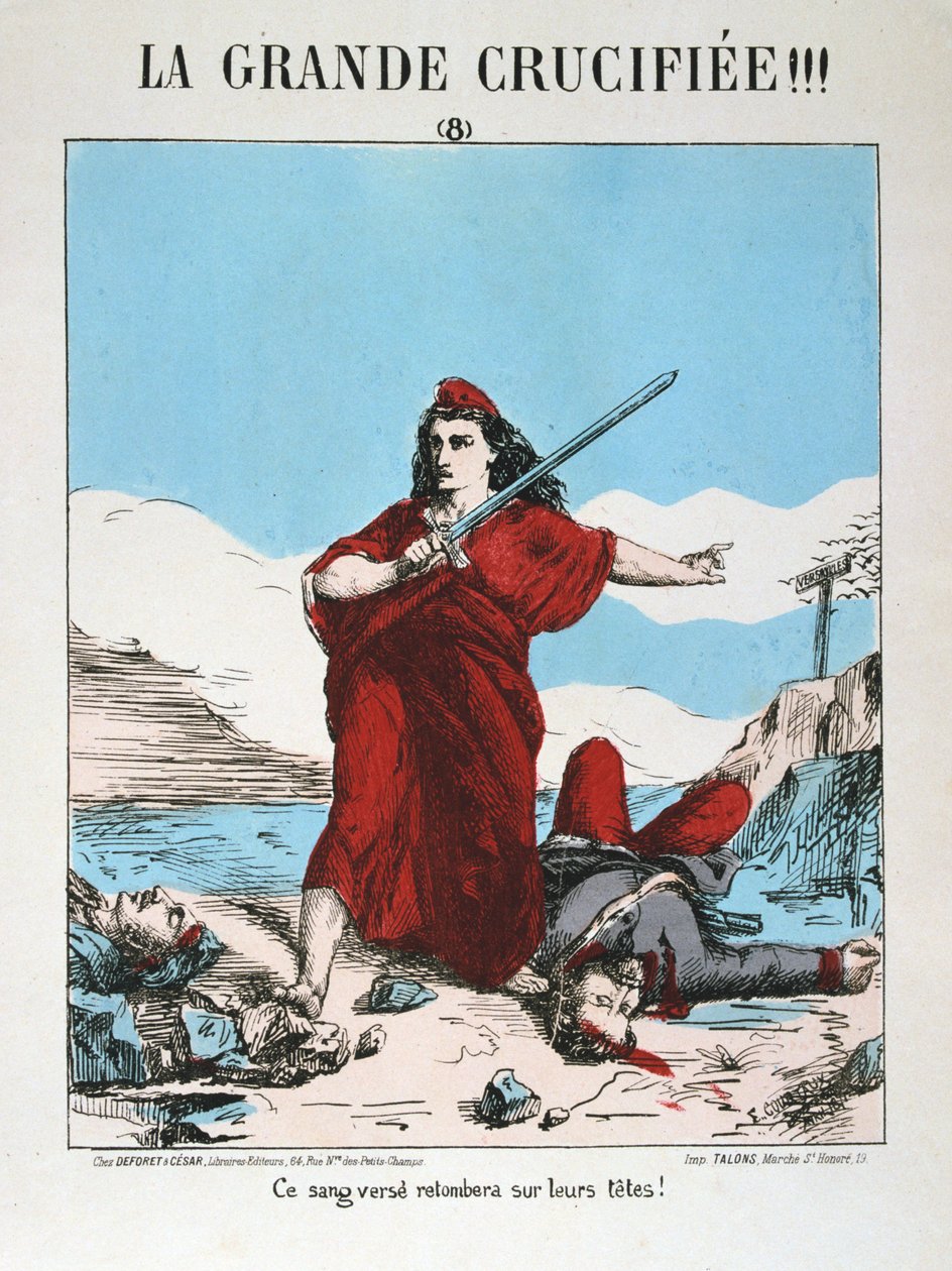 Allegori af det republikanske Frankrig, 1871. af E. Courtaux