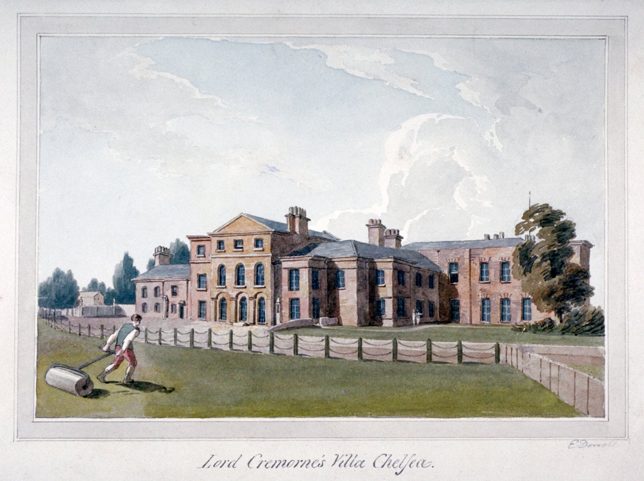 Cremorne House, Chelsea, London af E Dowell