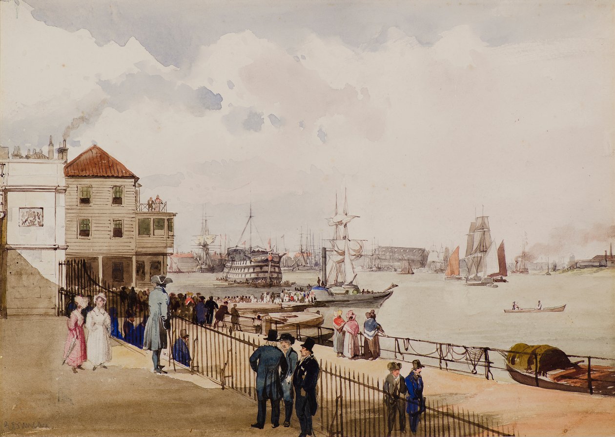 Arkitektonisk emne (havn) af E. Duncan