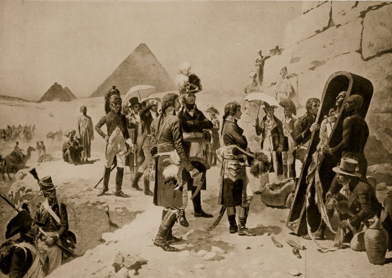 Napoleon i Egypten, illustration fra 