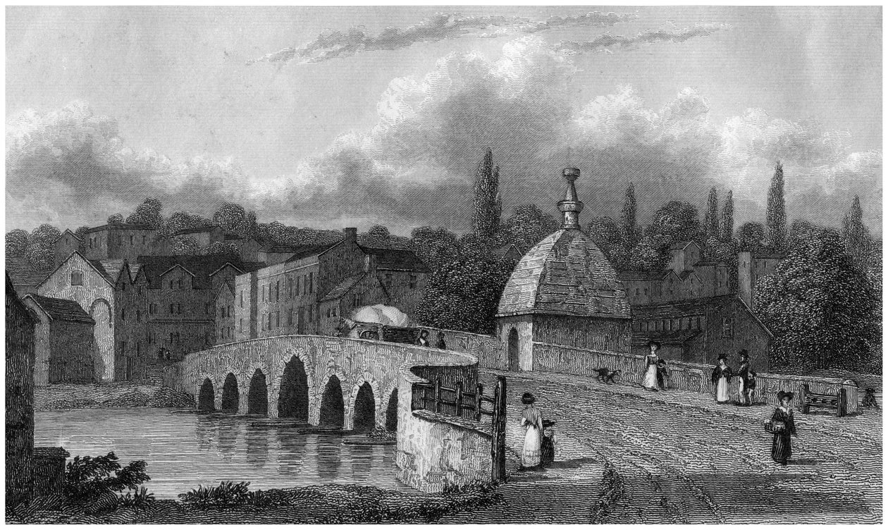 Bradford on Avon, Wiltshire, 1800-tallet af E Francis