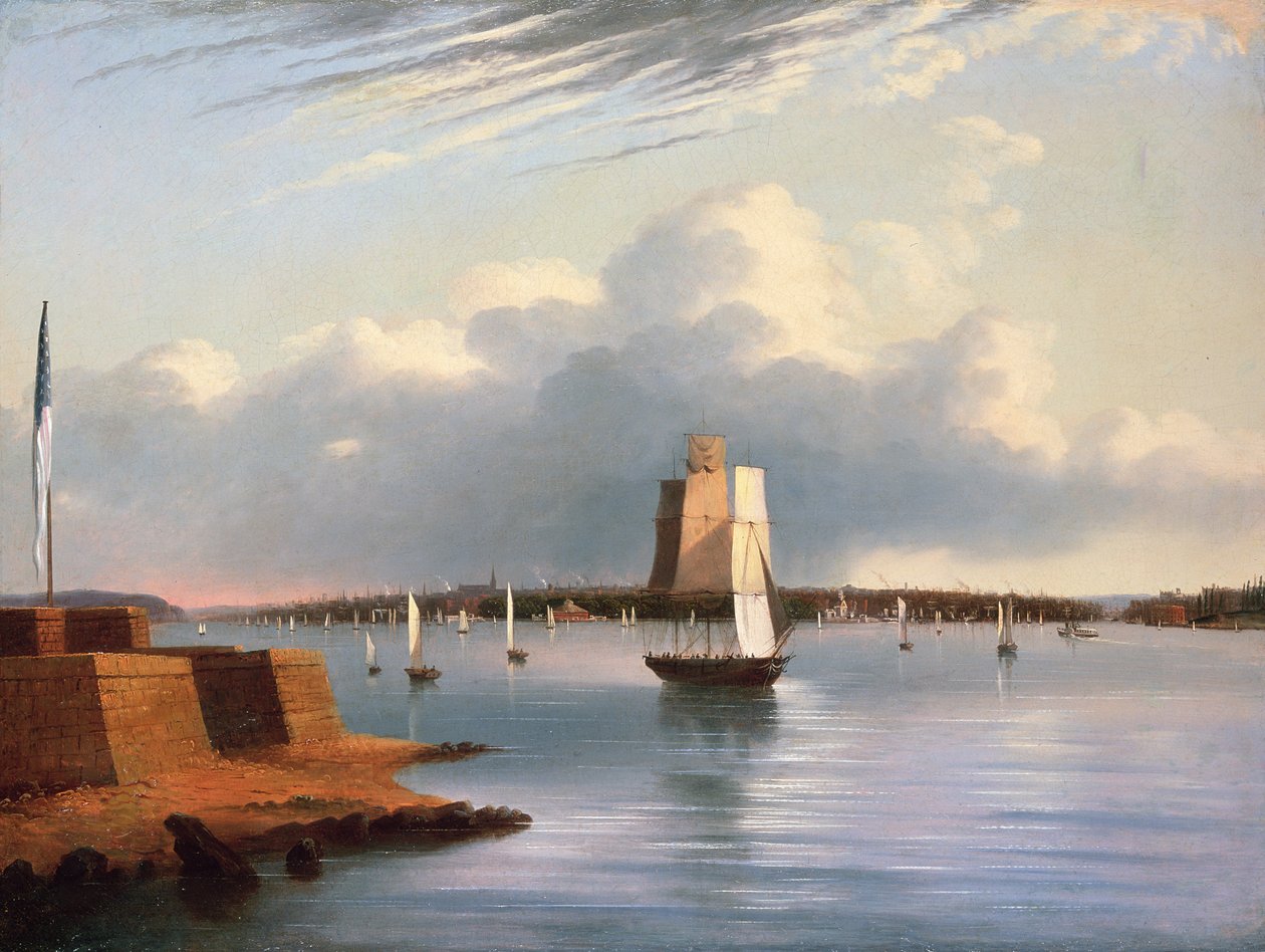 Baltimore Havn, 1852 af E. G. Coates