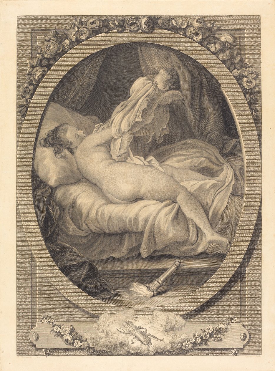 Skjorten fjernet af E. Guersant after Jean Honoré Fragonard