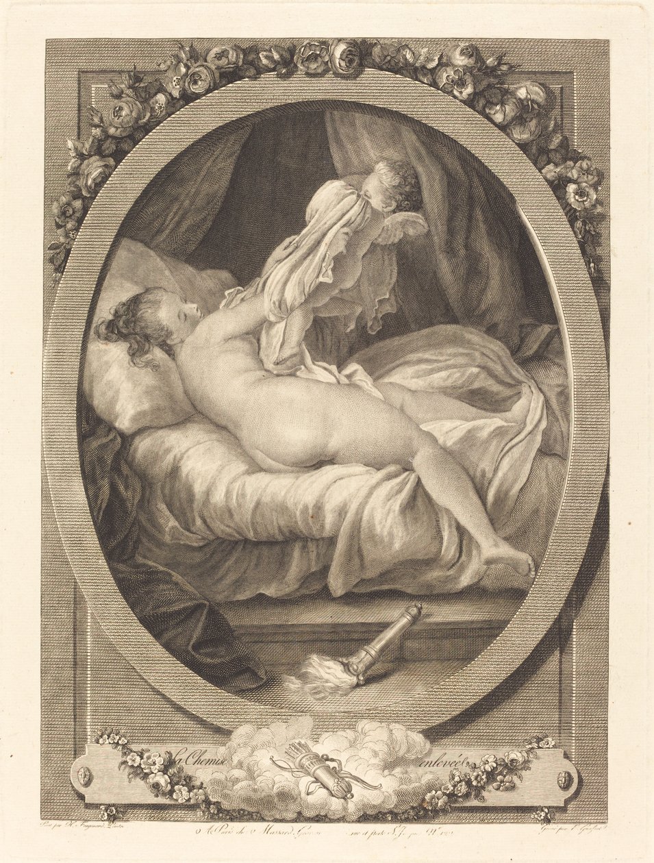 Skjorten fjernet af E. Guersant after Jean Honoré Fragonard
