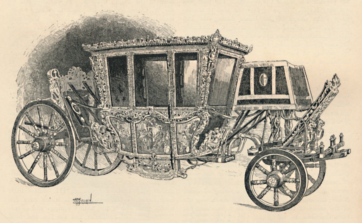 The Speakers Carriage: Seventeenth Century. South Kensington, 1886dani af E H Fitchen