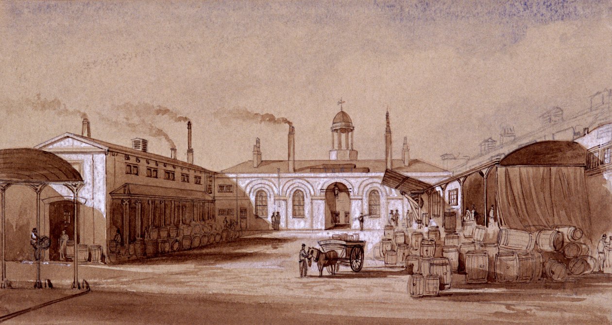 Albany Street, St Pancras, London, c1830 af E Noyce