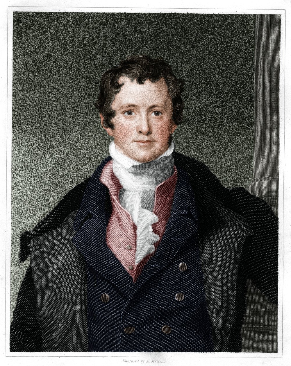 Humphry Davy, engelsk kemiker, 1833 af E. Scriven