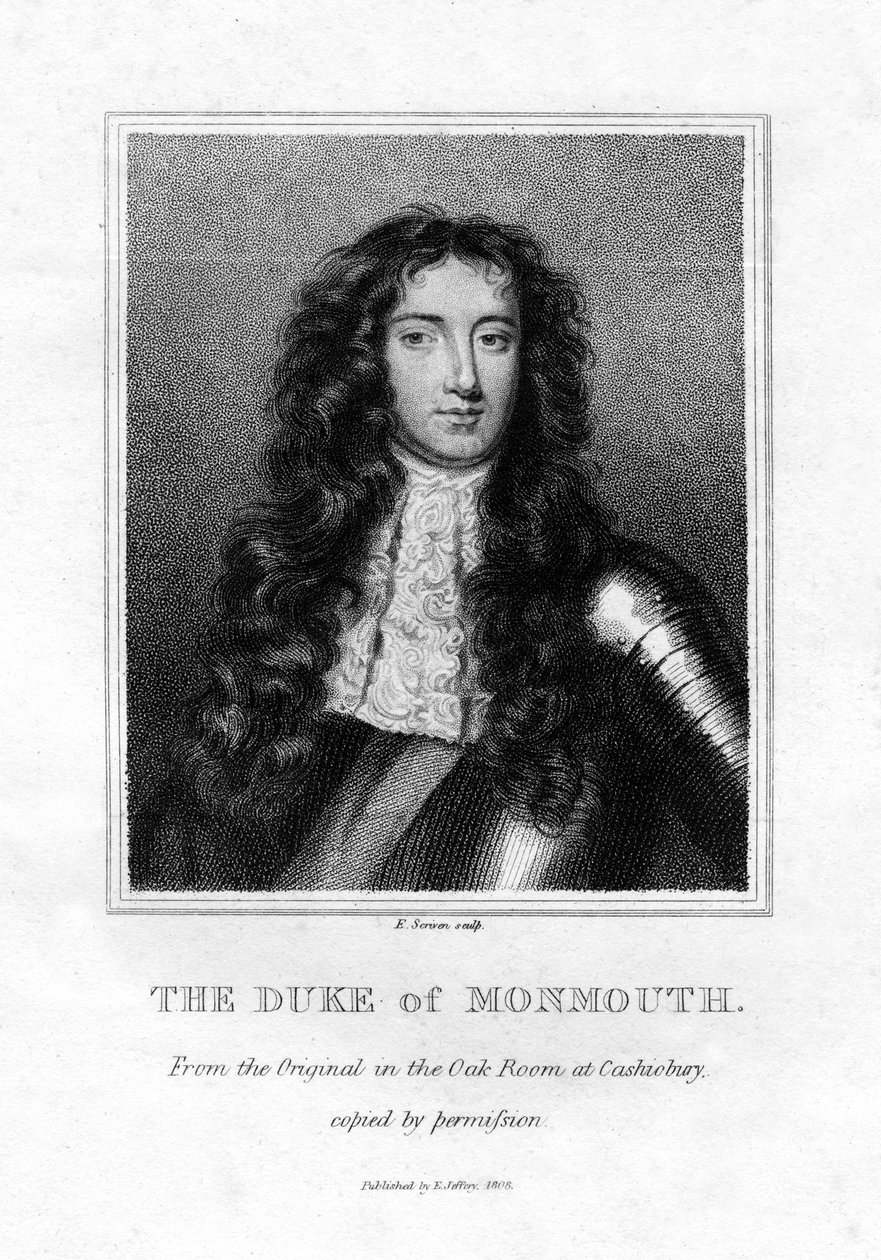 James, hertug af Monmouth, 1806 af E. Scriven