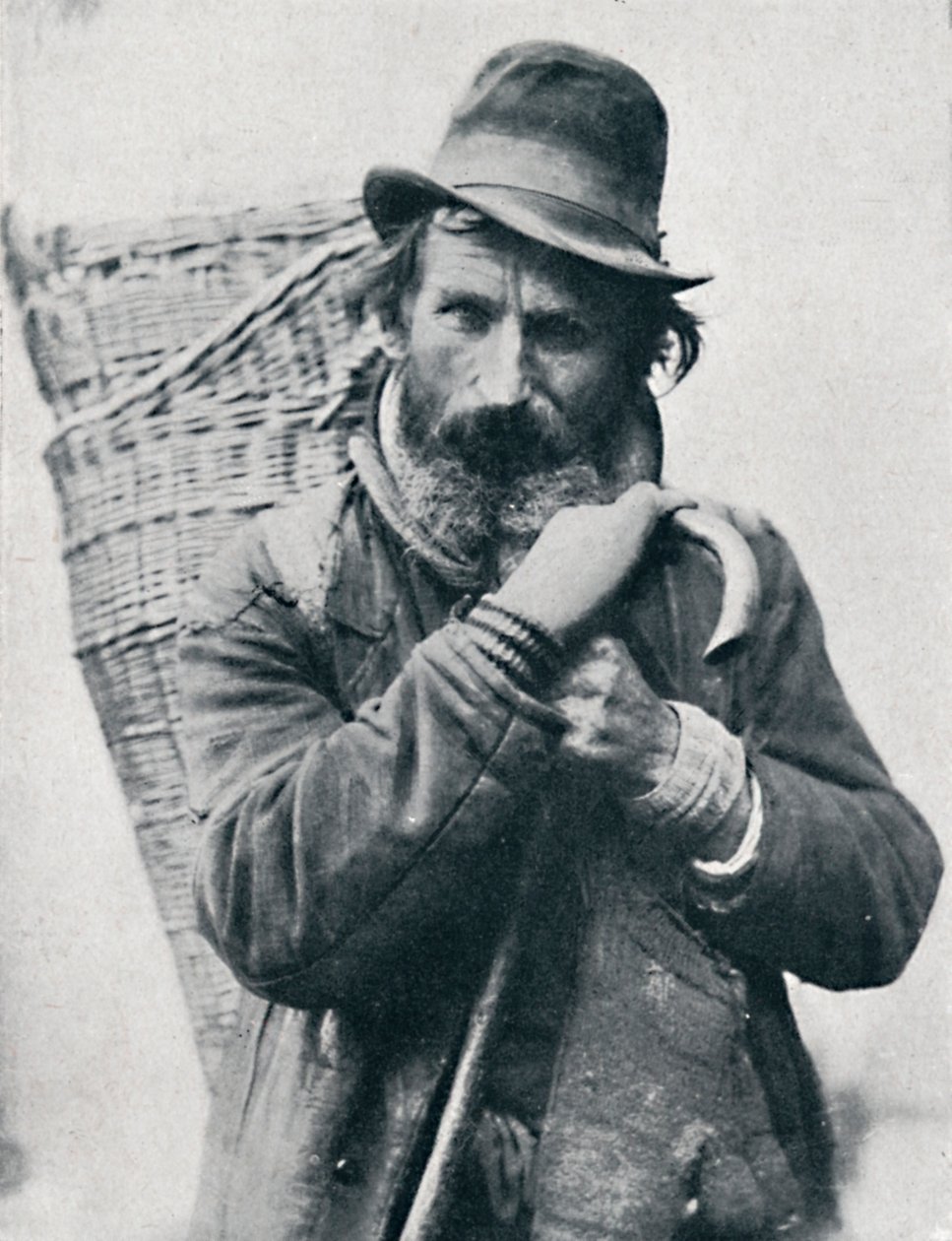 En tysk gadehandler, Ehningen-distriktet, Württemberg, 1912 af E Uhlenhuth