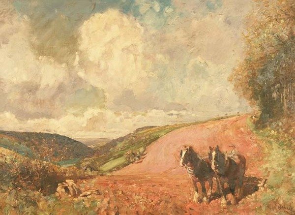 Den røde jord i Devon af E. and Freyburg F.P.(fl.c.1896) Bucknall