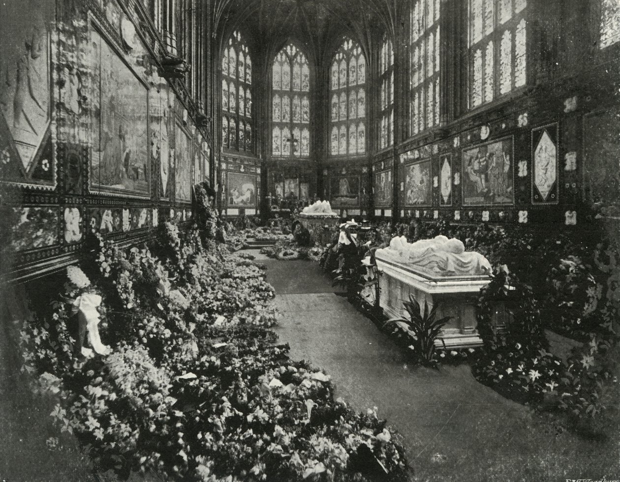 Begravelse af H.R.H. Hertugen af Clarence, januar 1892, c1897 af E. and S. Woodbury