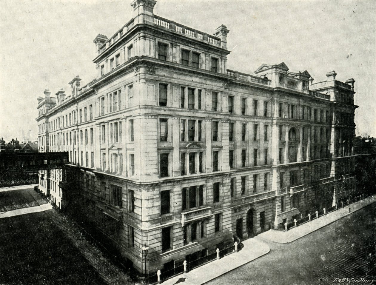 General Post Office - New North Building, c1897 af E. and S. Woodbury