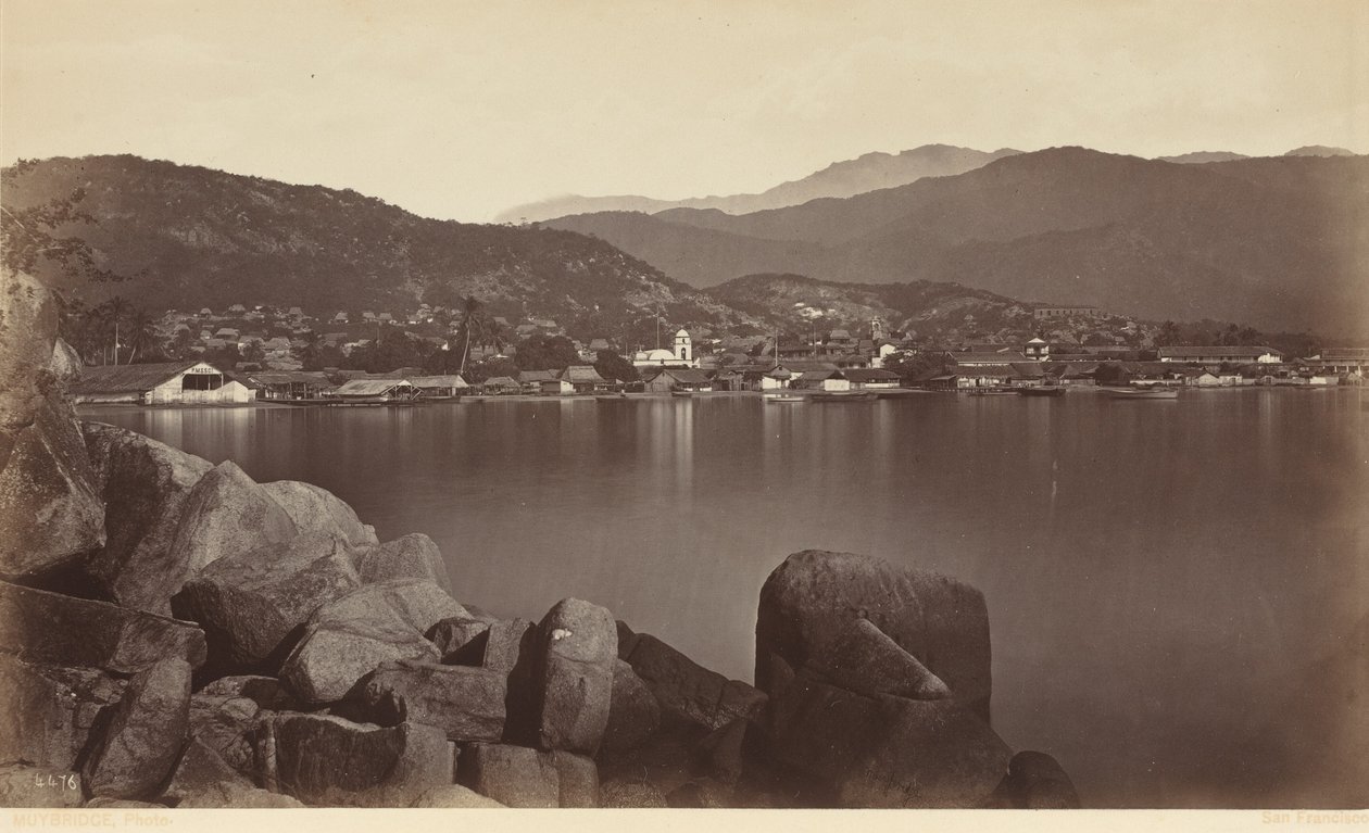 Acapulco,1877 (foto) af Eadweard Muybridge