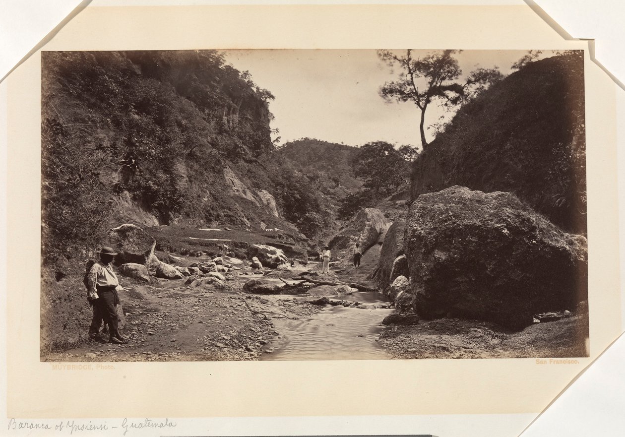 Barranca af Ynsiensi, Guatemala af Eadweard Muybridge