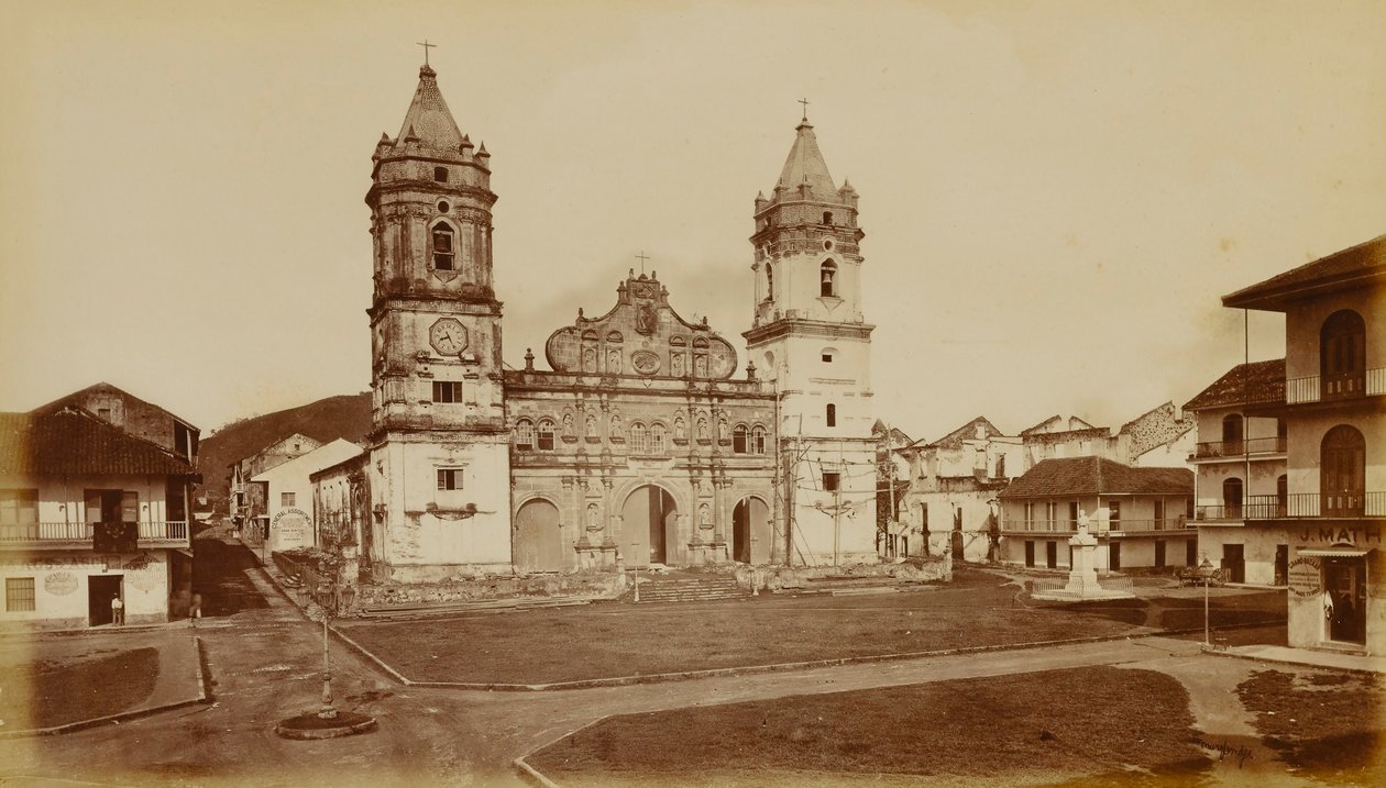Katedral, Panama af Eadweard Muybridge