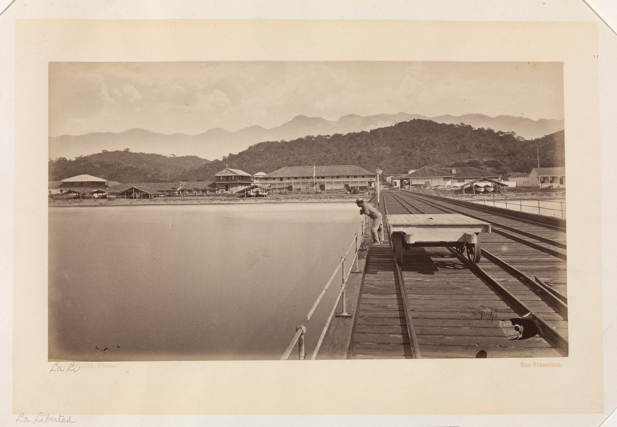 La Libertad, El Salvador af Eadweard Muybridge