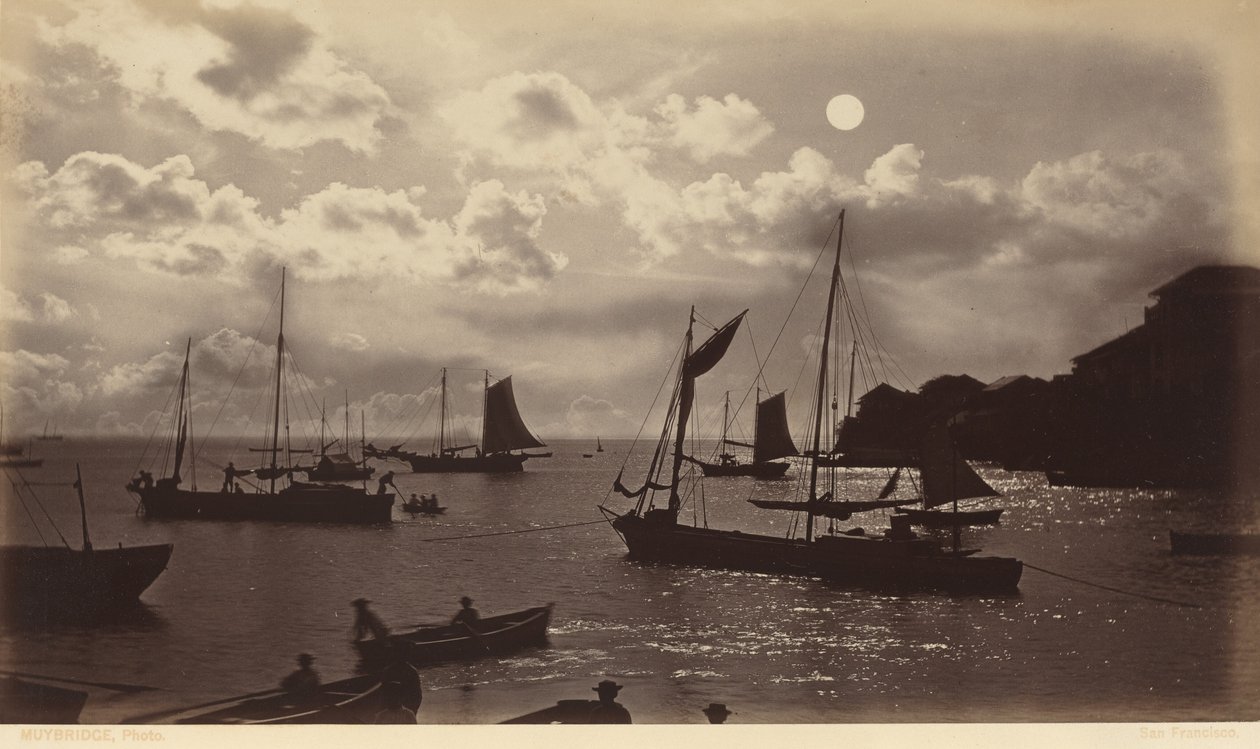 Måneskinseffekt - Panamabugten af Eadweard Muybridge