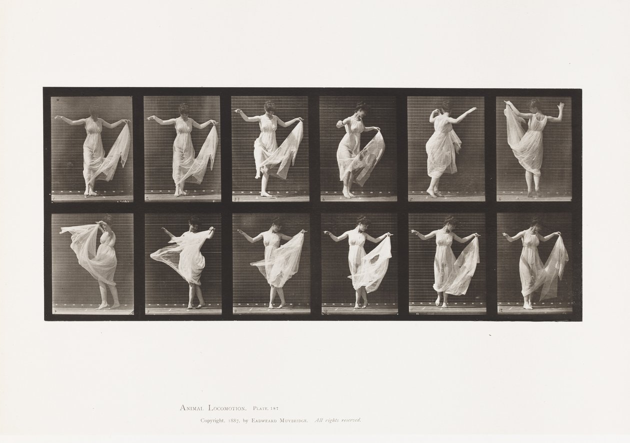 Tavle 187. Dans af Eadweard Muybridge