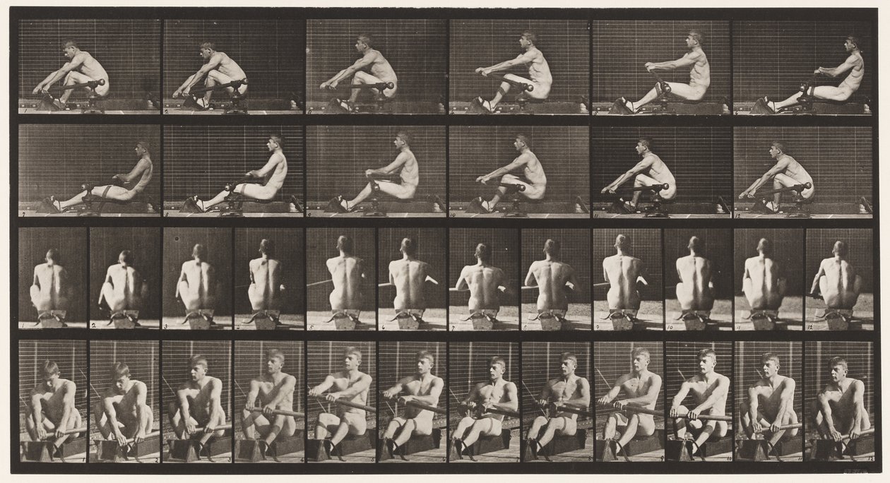 Tavle 327. Roning af Eadweard Muybridge