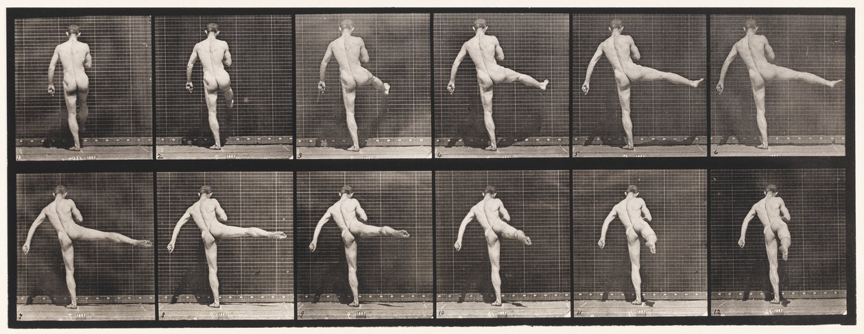Tavle 369. Første Balletaktion af Eadweard Muybridge