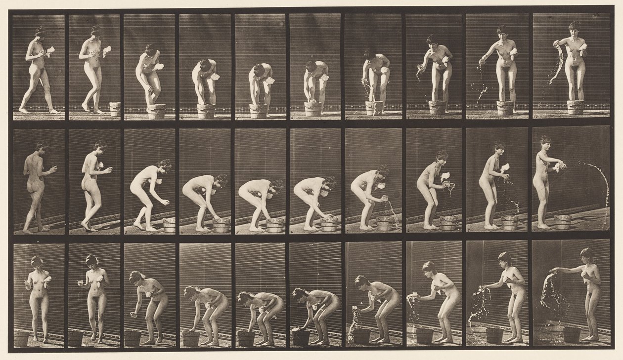 Tallerken 440. Bøje- og skylleglas af Eadweard Muybridge
