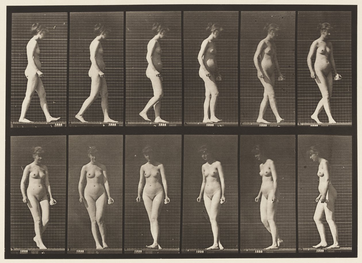 Plade 47. Gå og vende sig om af Eadweard Muybridge