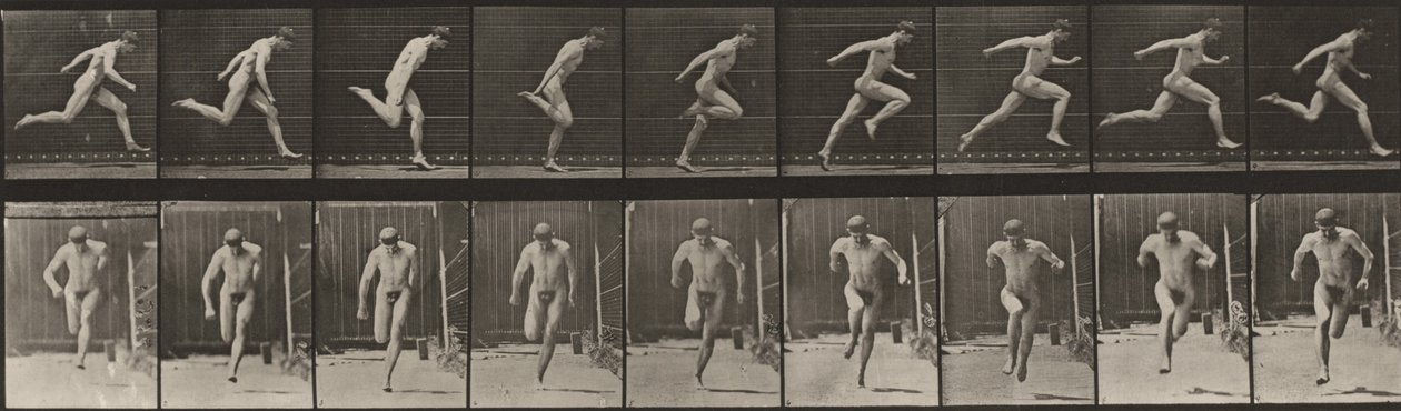 Tavle nummer 68. Løb af Eadweard Muybridge