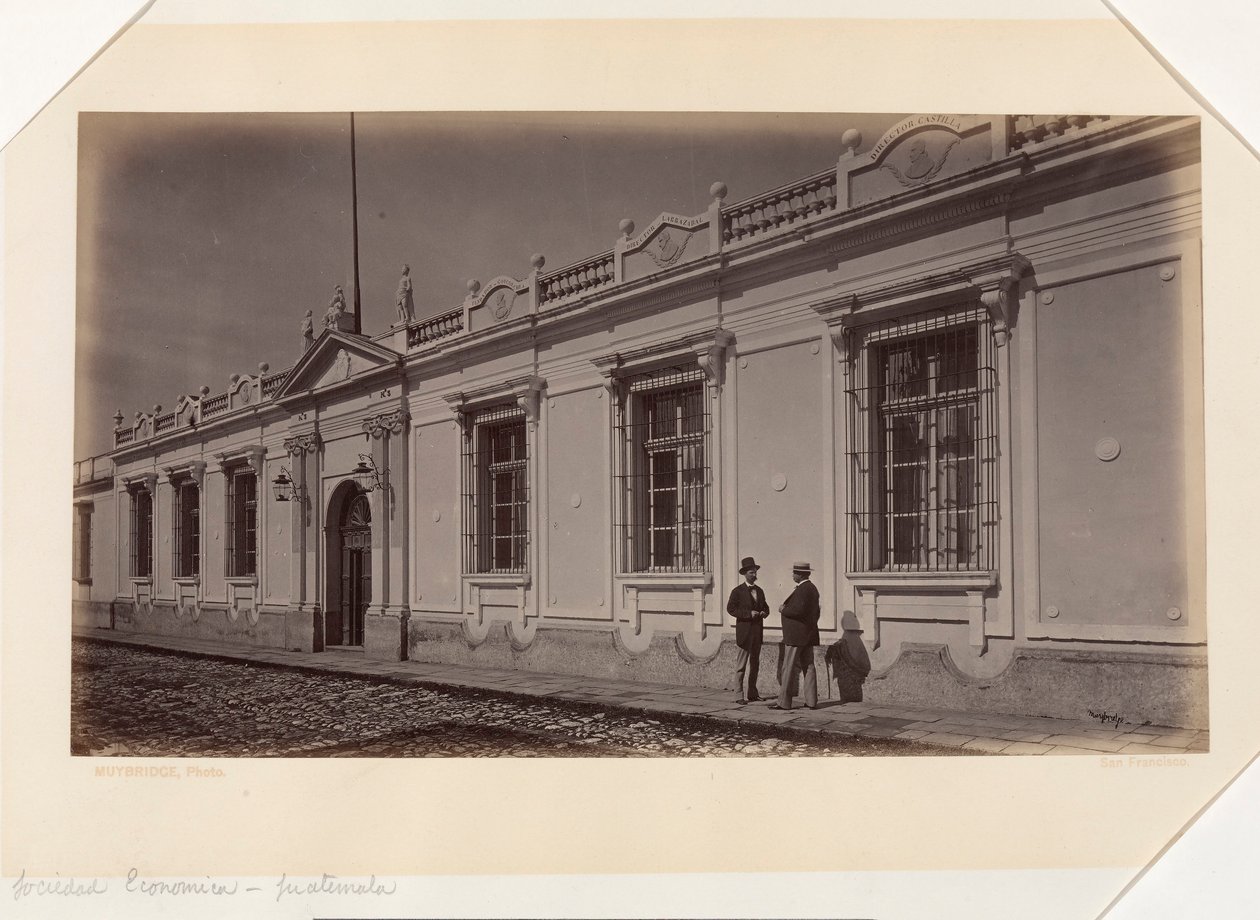 Økonomisk samfund, Guatemala af Eadweard Muybridge