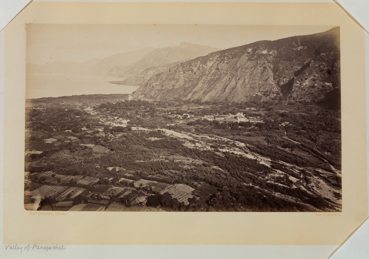 Panagachel-dalen, Guatemala af Eadweard Muybridge