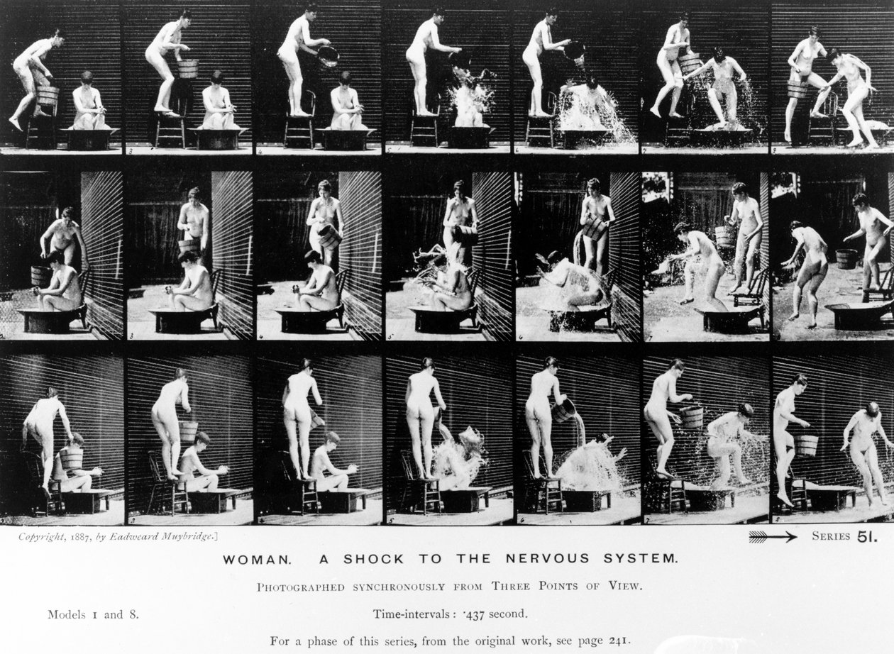 Kvinde. A Shock to the Nervous System, 1887, illustration fra 