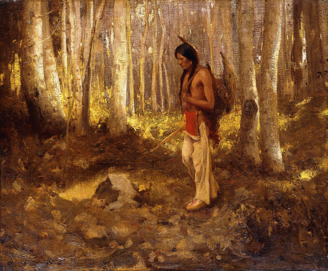 Lone Hunter af Eanger Irving Couse