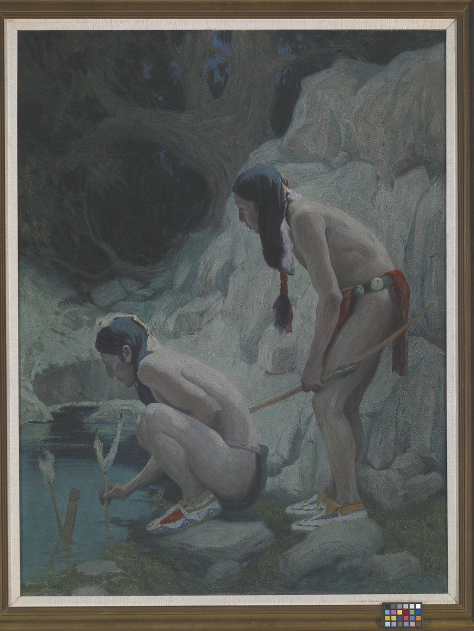 Sacred Waters (olie på lærred) af Eanger Irving Couse