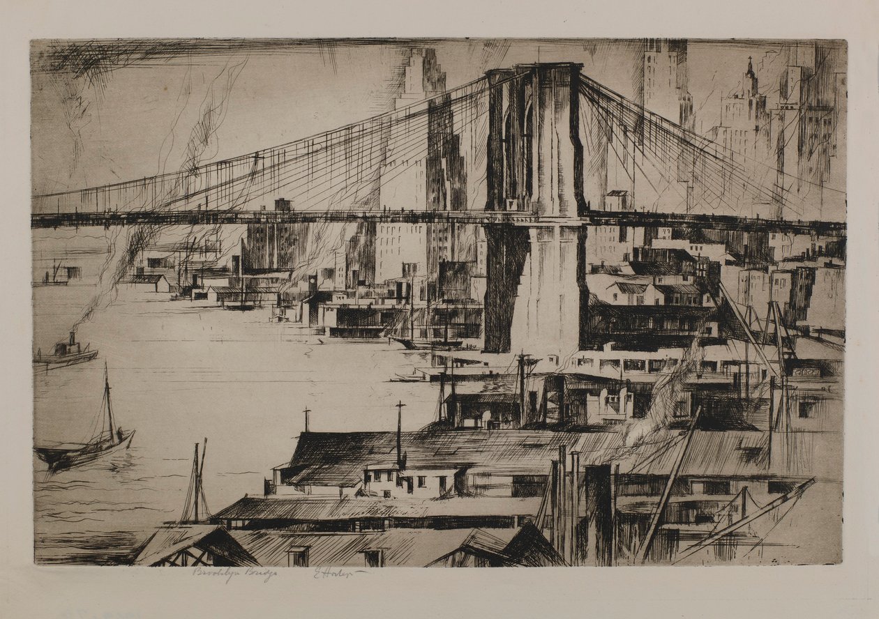 Brooklyn Bridge af Earl Horter