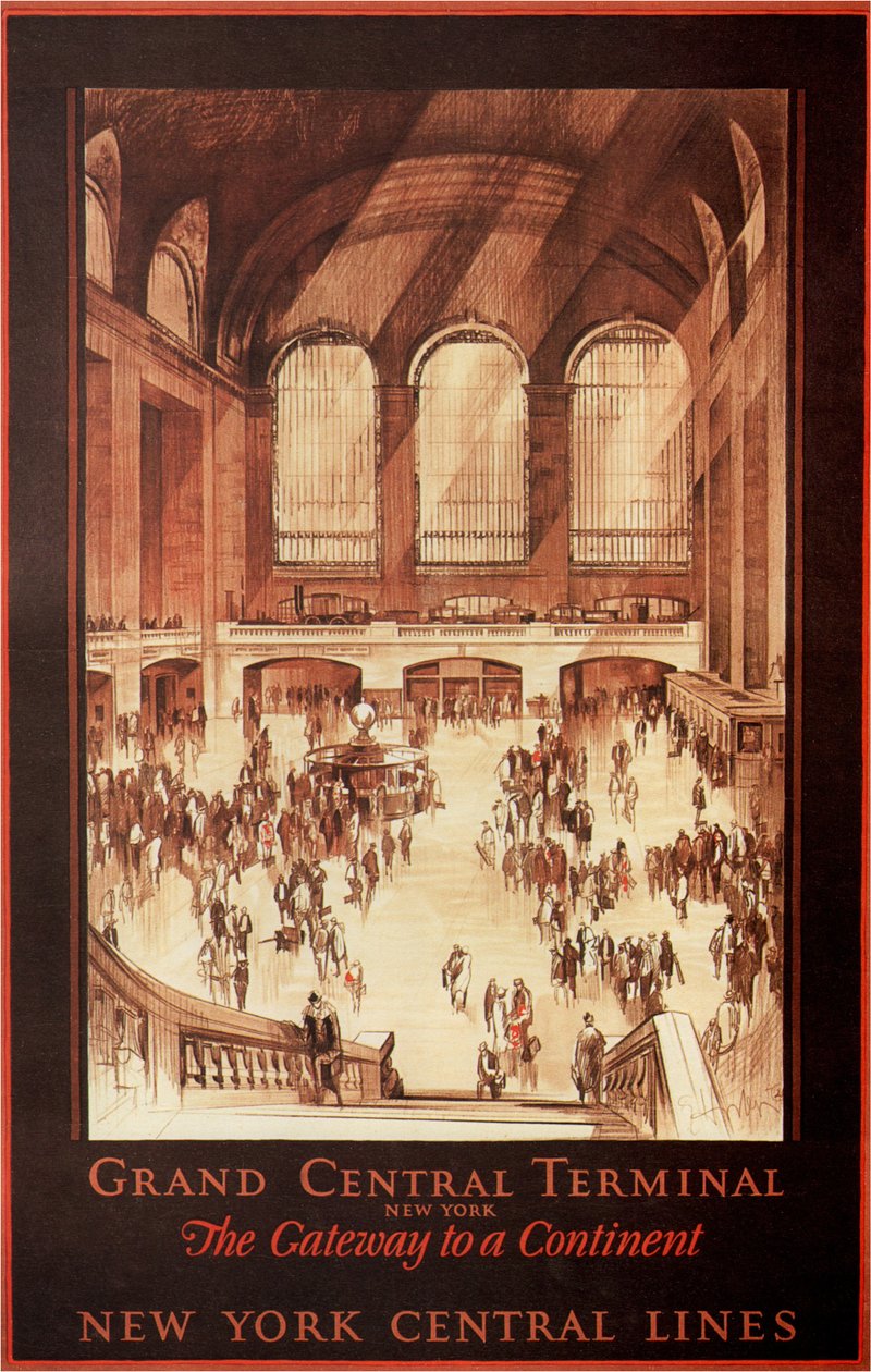 Grand Central Terminal, New York, 1927 af Earl Horter