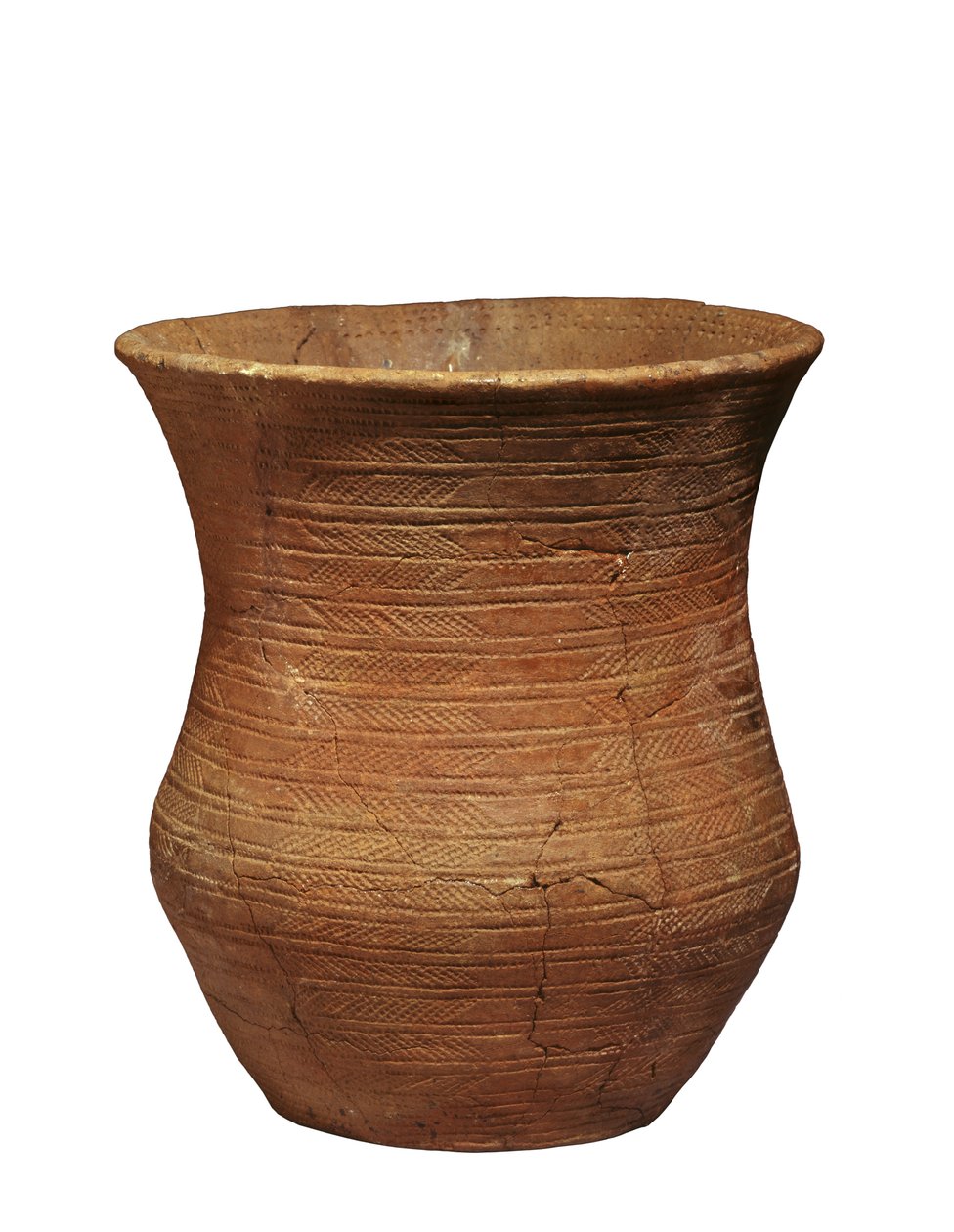 Klokkebæger fra en grav ved Radley, Barrow Hills, ca. 2500-2150 f.Kr. (ler) (se også 3073366) af Early Bronze Age