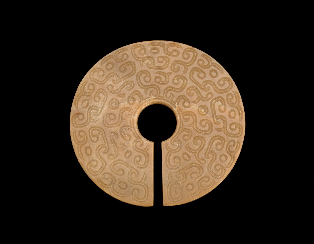 Ørering med drager, 8.-7. århundrede f.Kr af Eastern Zhou Dynasty Chinese School