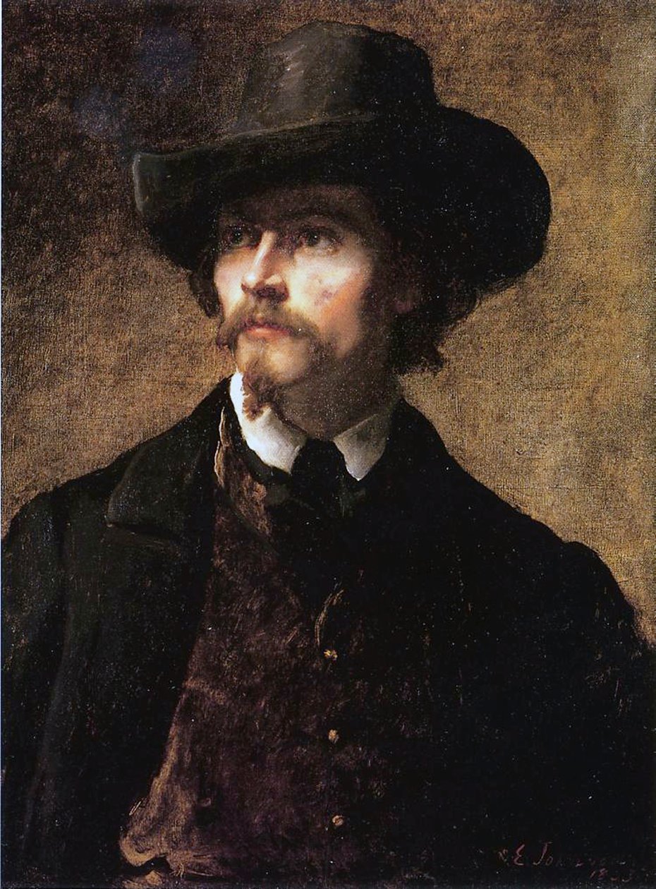 Selvportræt, 1853 af Eastman Johnson