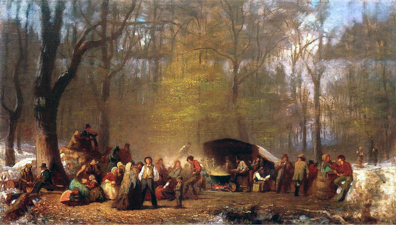 Sukker afsted i lejren, 1864-66 af Eastman Johnson