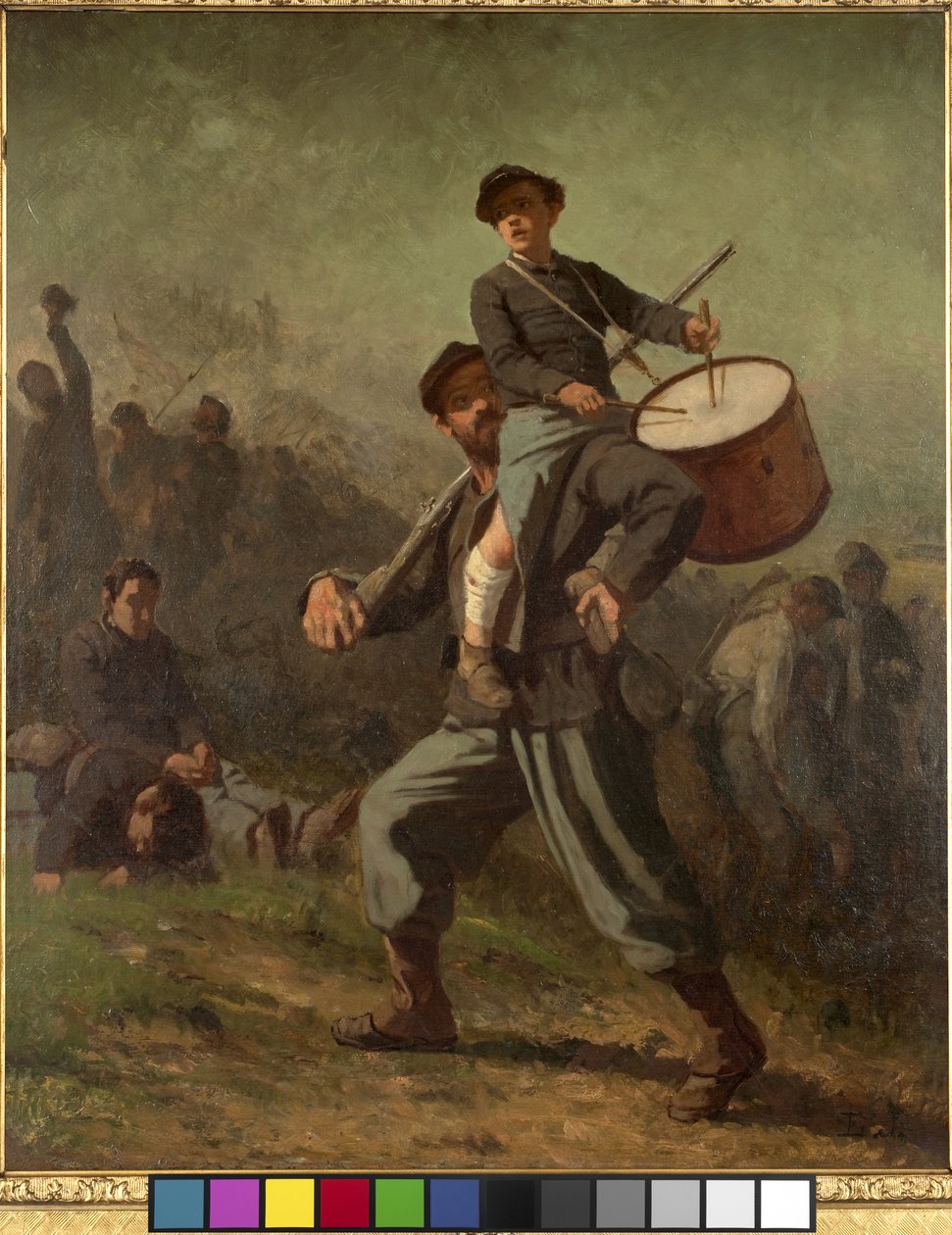 Såret trommeldreng, 1865-69 af Eastman Johnson
