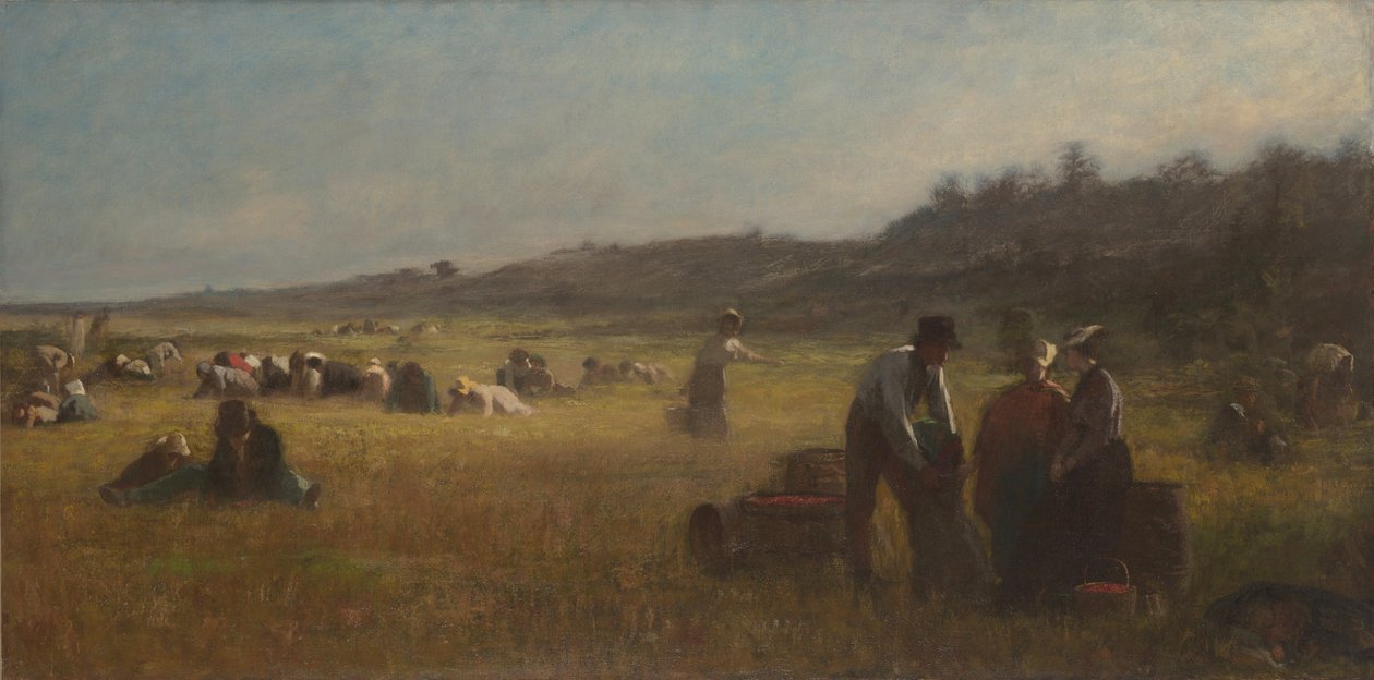 Tranebærplukkere, ca. 1878-79 af Eastman Johnson
