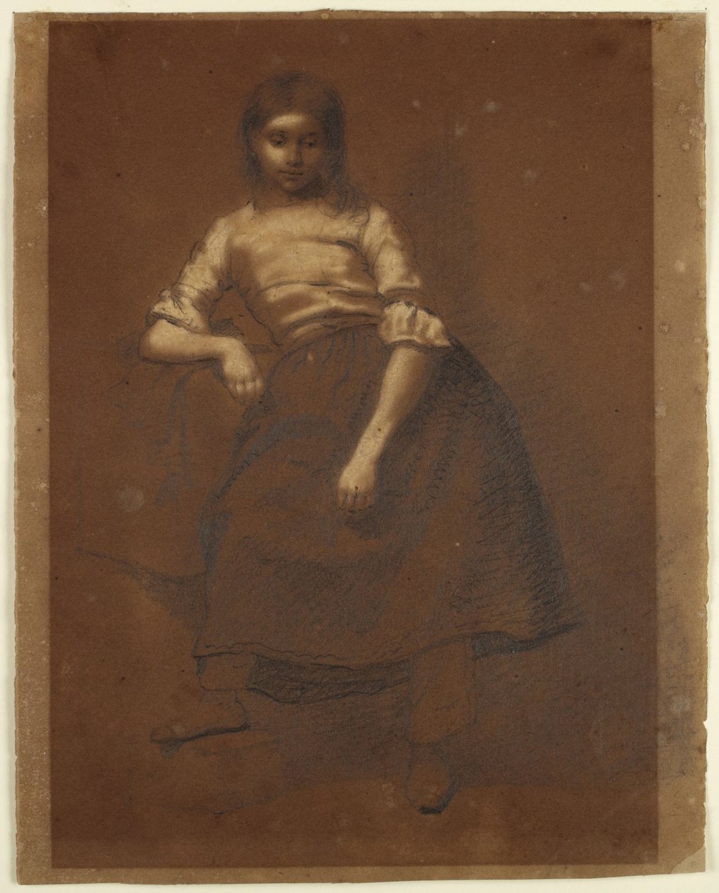 Hollandsk bondepige af Eastman Johnson