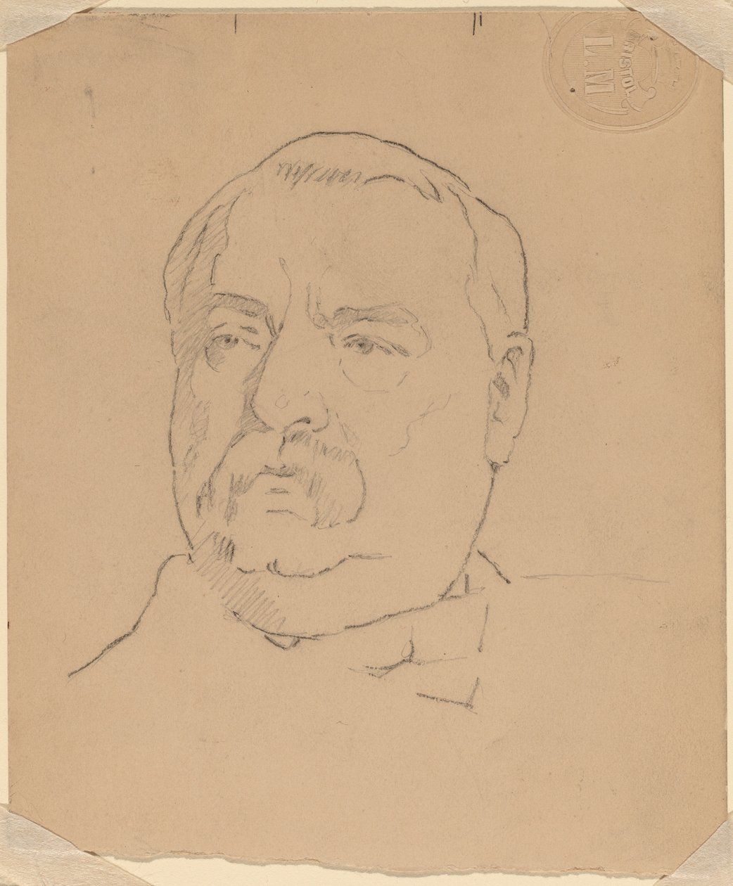 Grover Cleveland [recto] af Eastman Johnson