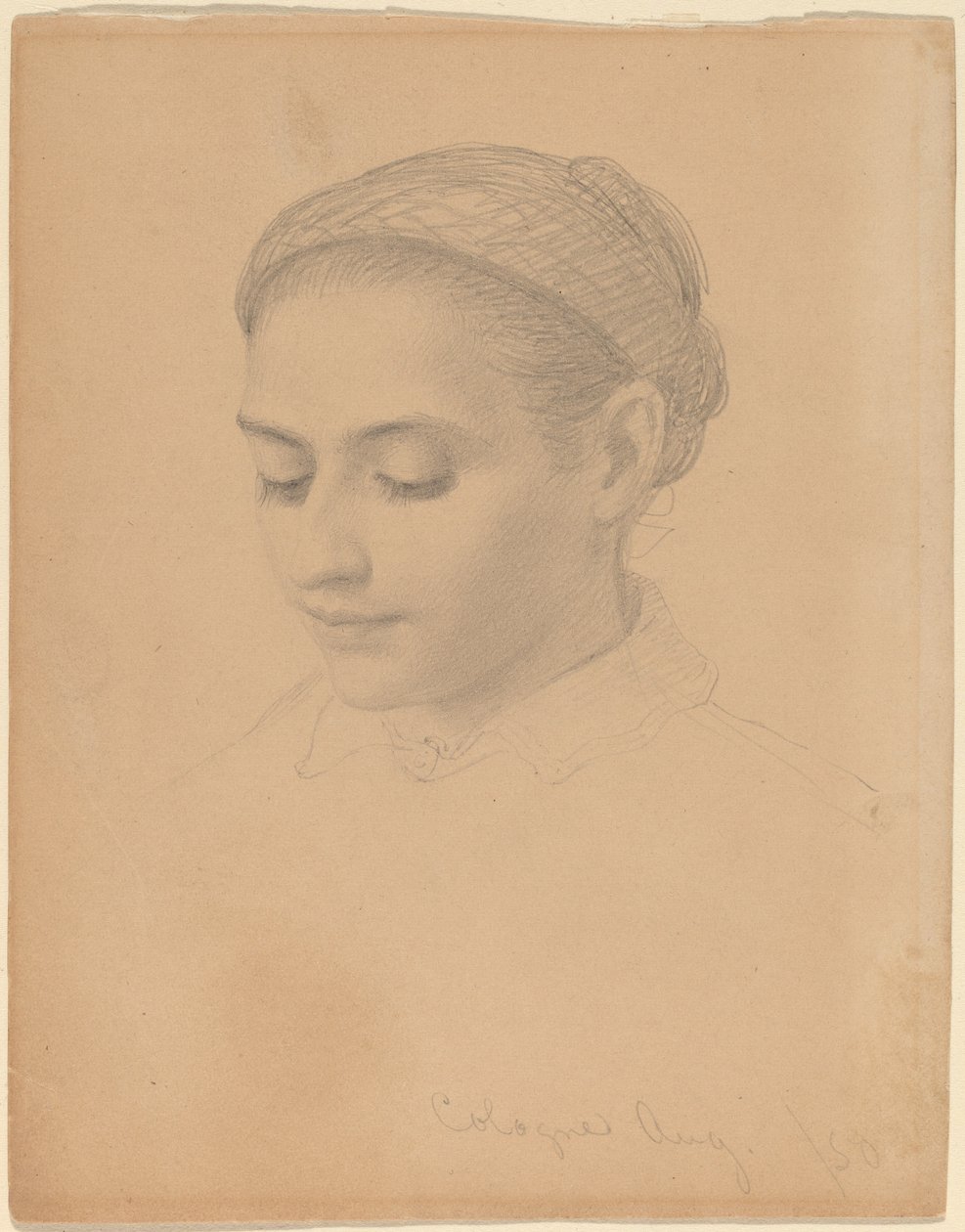 Leder af en ung kvinde af Eastman Johnson