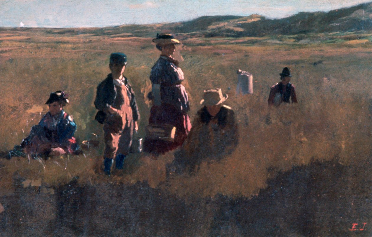 I marken, c1875 af Eastman Johnson