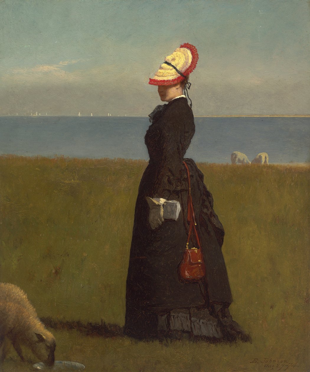 Lam, Nantucket af Eastman Johnson