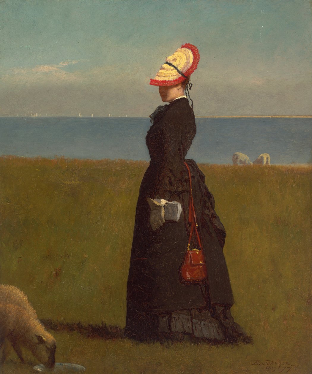 Lambs, Nantucket af Eastman Johnson